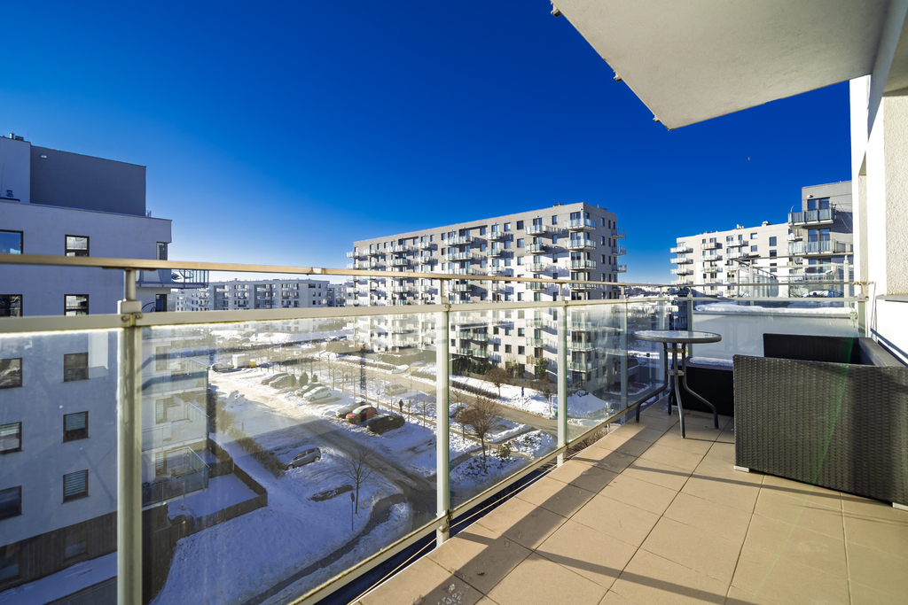 3 pokoje z dużym balkonem na "Słonecznej Morenie"