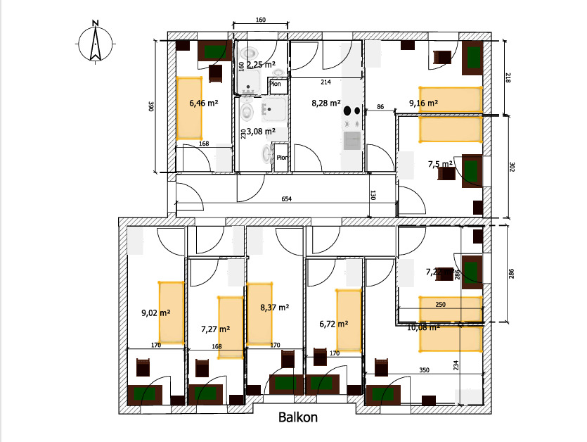 Mieszkanie na sprzedaż Szczecin, Łękno 101 m2 | Arka Nieruchomości
