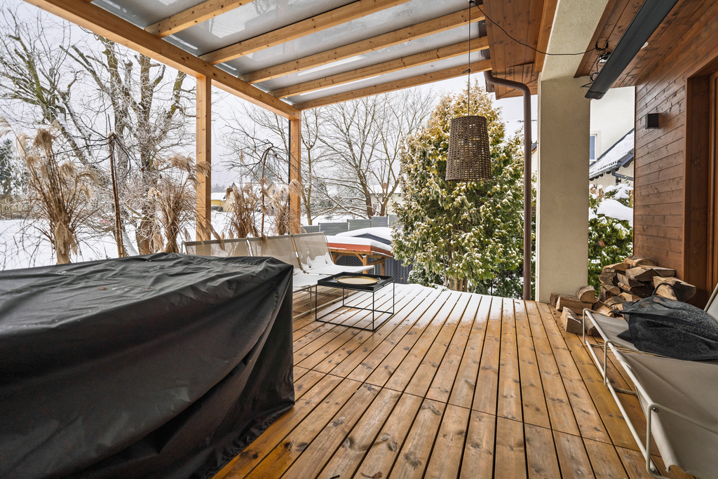 Dom z ogrodem, sauną i tarasem - Otomin