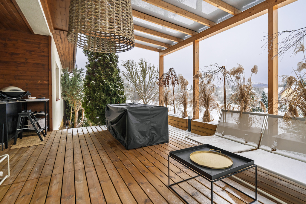 Dom z ogrodem, sauną i tarasem - Otomin