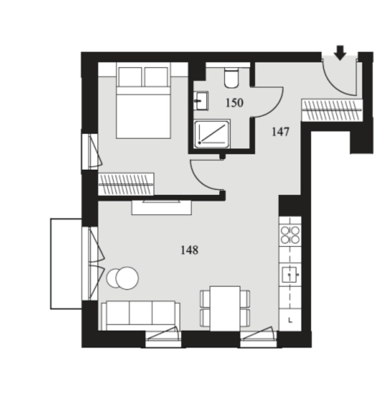 Mieszkanie na sprzedaż Świnoujście 27 m2 | Arka Nieruchomości