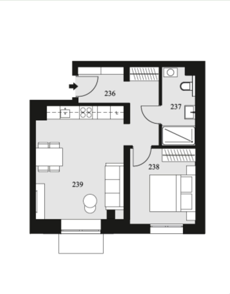 Mieszkanie na sprzedaż Świnoujście 27 m2 | Arka Nieruchomości