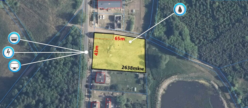 Działka na sprzedaż Recz 2 638 m2 | Arka Nieruchomości