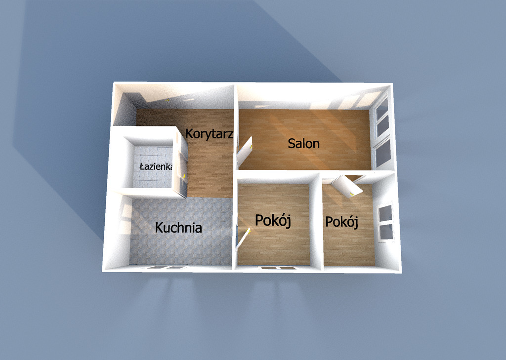 Piękne mieszkanie pod klucz 51 m2 - 3 pokoje