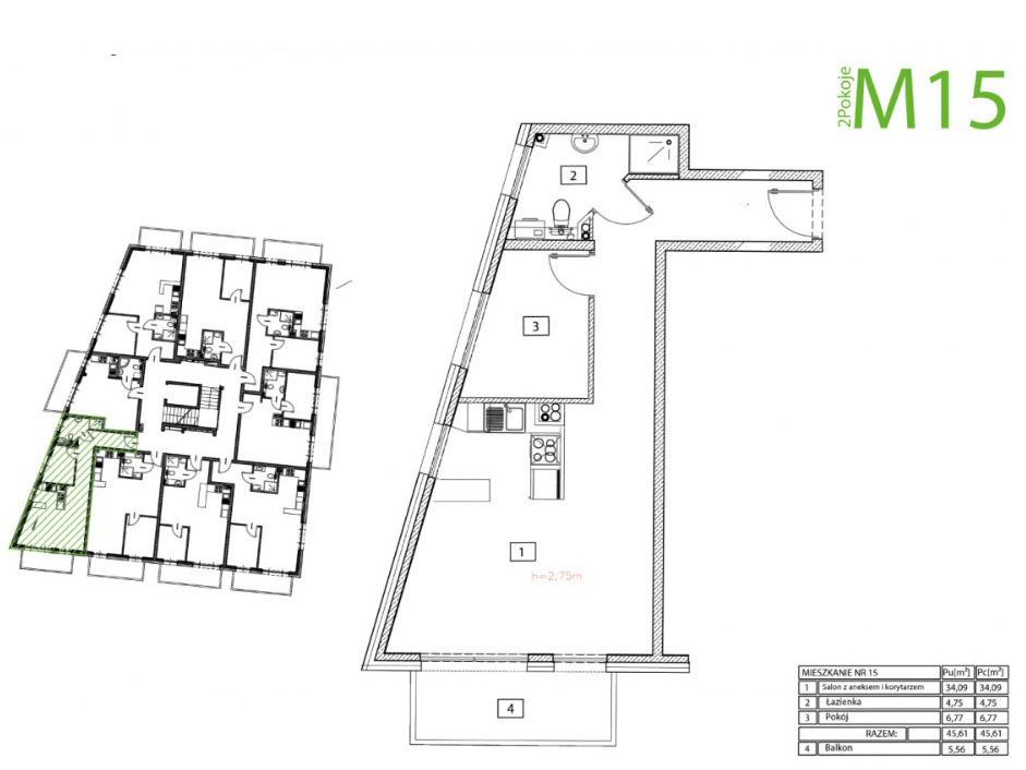 Mieszkanie na sprzedaż Świnoujście 46 m2 | Arka Nieruchomości