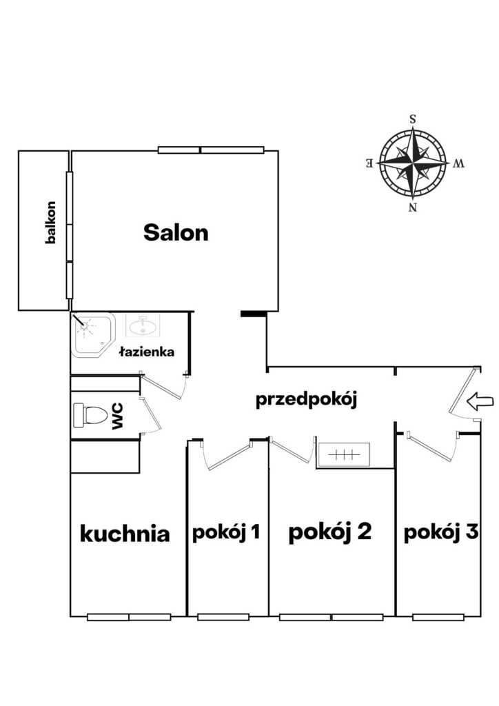Mieszkanie na sprzedaż Szczecin, os. Słoneczne 76 m2 | Arka Nieruchomości