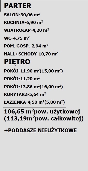 Dom na sprzedaż Dołuje 113 m2 | Arka Nieruchomości