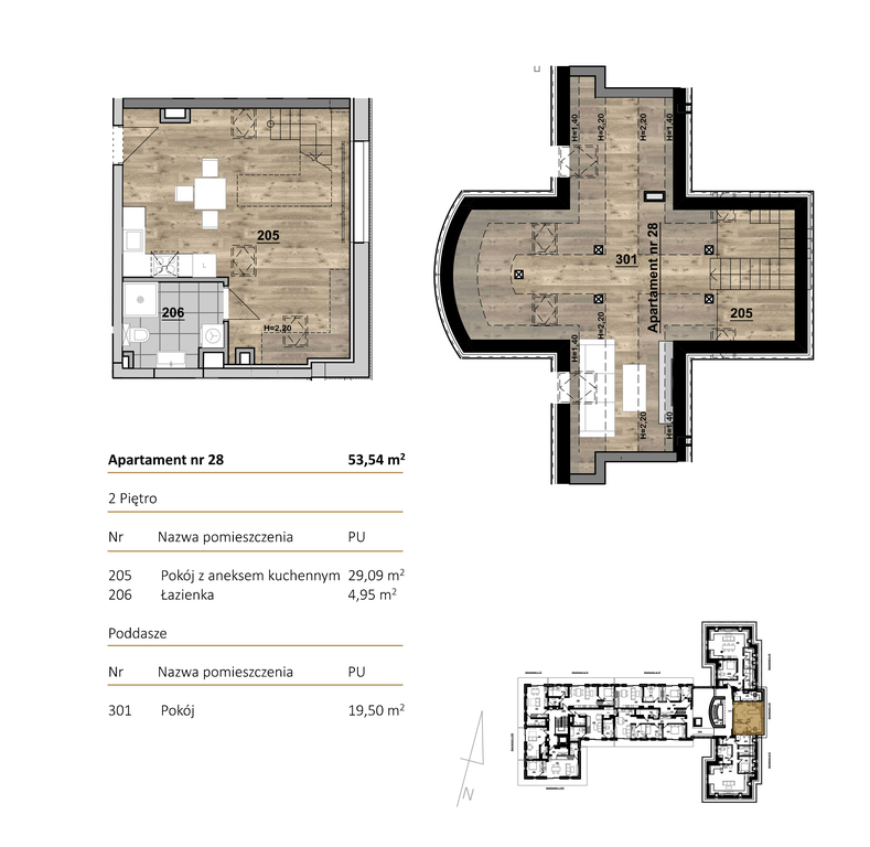 Mieszkanie na sprzedaż Szczecin, Dąbie 54 m2 | Arka Nieruchomości
