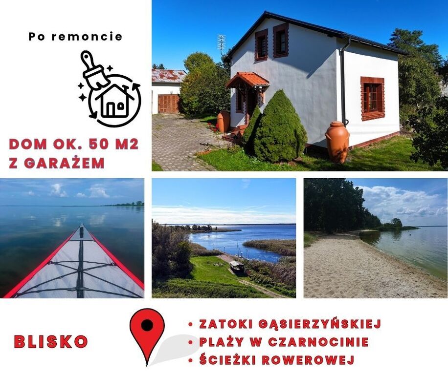 Dom na sprzedaż Gąsierzyno 50 m2 | Arka Nieruchomości