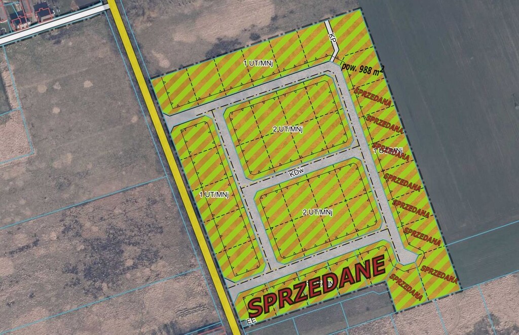 Działka na sprzedaż Giżyn 1 160 m2 | Arka Nieruchomości