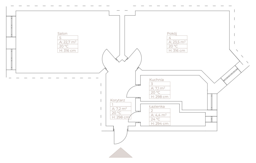 Mieszkanie na wynajem Szczecin, Niebuszewo 65 m2 | Arka Nieruchomości