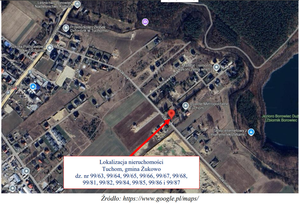 Działka inwestycyjna 7700 m2 pod domy (bliźniaki)