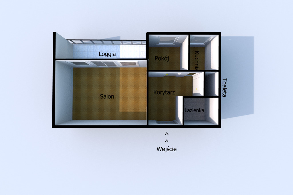 2-pokojowe mieszkanie z dużym balkonem l Morena l