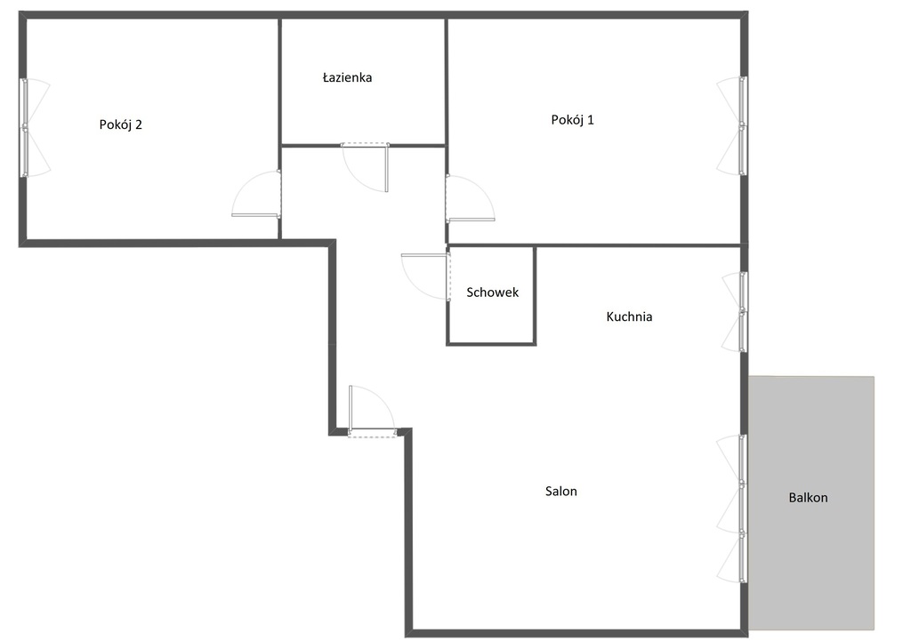 Mieszkanie na sprzedaż Szczecin, Gumieńce 68 m2 | Arka Nieruchomości