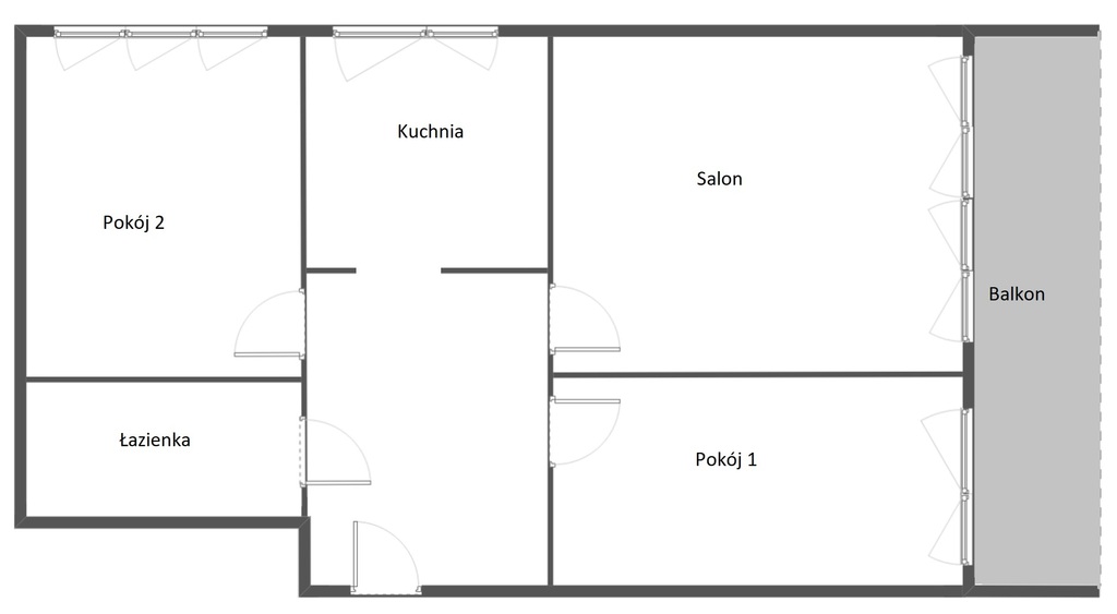 Mieszkanie na sprzedaż Szczecin, Centrum 47 m2 | Arka Nieruchomości