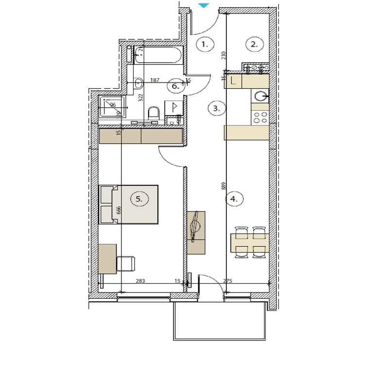 Mieszkanie na sprzedaż Szczecin, Nowe Miasto 56 m2 | Arka Nieruchomości