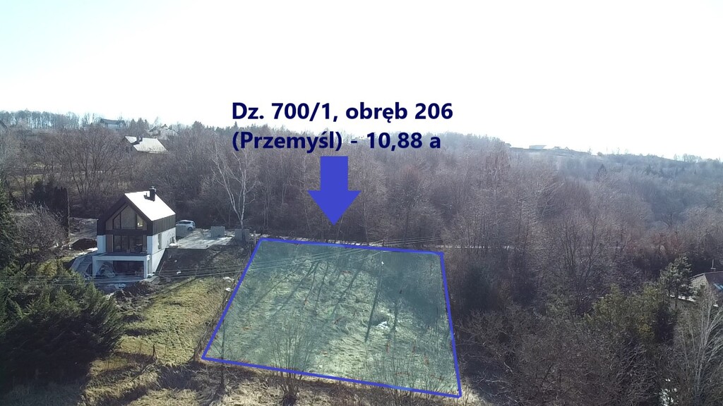 Na sprzedaż działka z widokiem na Przemyśl