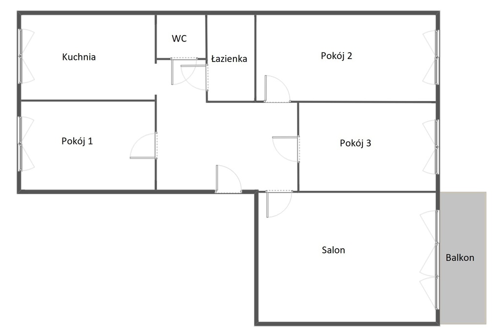 Mieszkanie na sprzedaż Szczecin, os. Majowe 79 m2 | Arka Nieruchomości