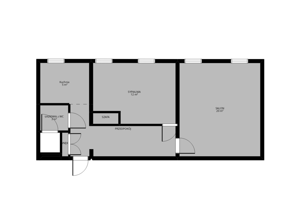 Mieszkanie na sprzedaż Szczecin, Centrum 53 m2 | Arka Nieruchomości