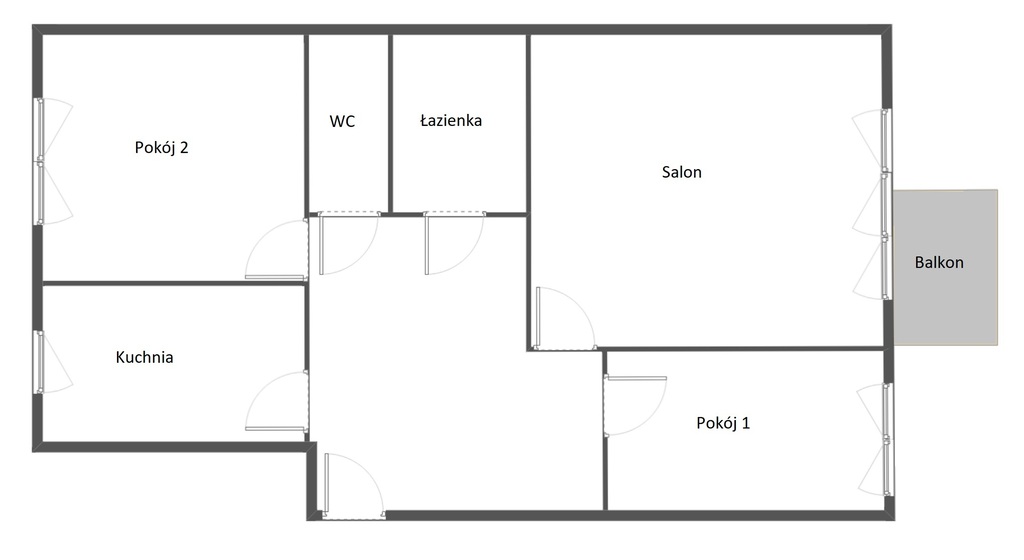 Mieszkanie na sprzedaż Szczecin, os. Majowe 63 m2 | Arka Nieruchomości
