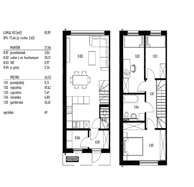 Dom na sprzedaż Szczecin, Osów 81 m2 | Arka Nieruchomości