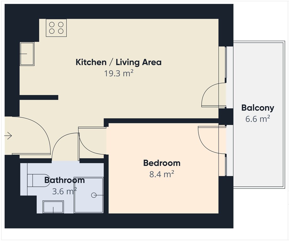 Mieszkanie na sprzedaż Kołobrzeg 31 m2 | Arka Nieruchomości
