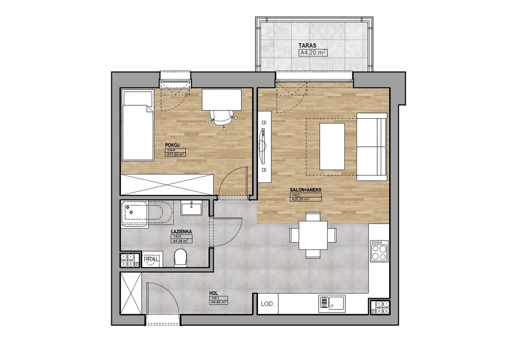 Mieszkanie na sprzedaż Kamień Pomorski 45 m2 | Arka Nieruchomości