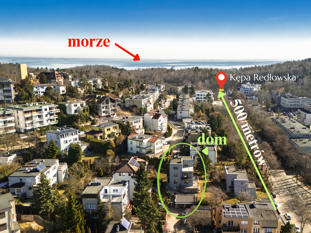 Dom na wzgórzu | Gdynia Redłowo |  blisko morza