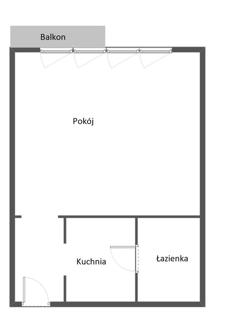 Mieszkanie na sprzedaż Szczecin, Śródmieście 19 m2 | Arka Nieruchomości