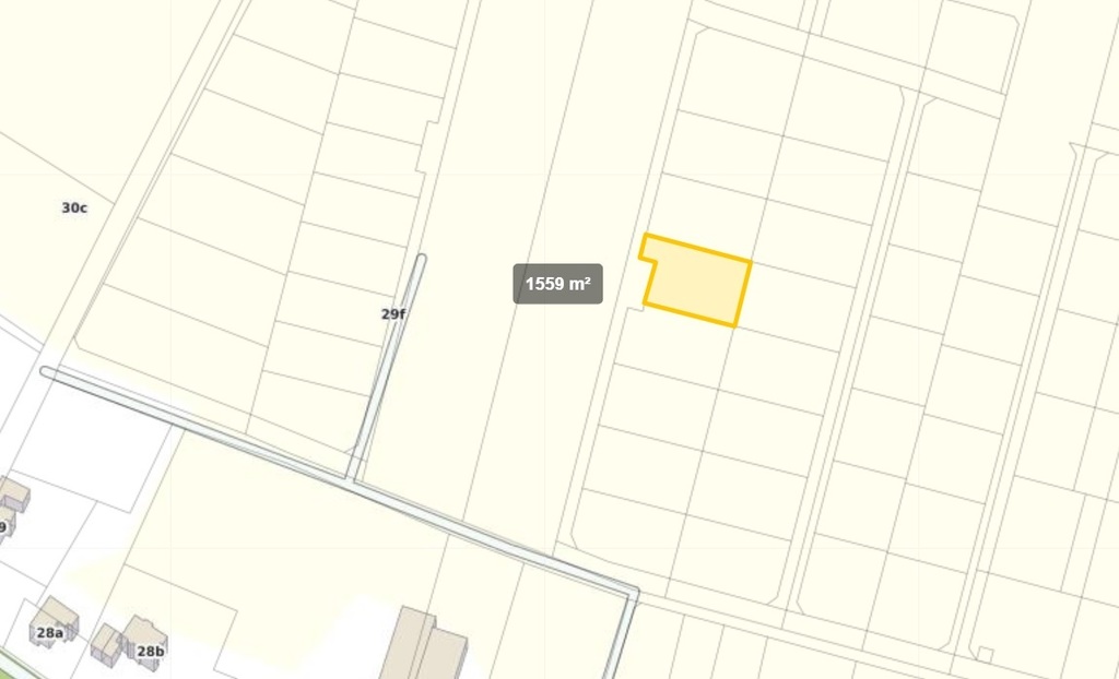 Działka na sprzedaż Niedźwiedź 1 559 m2 | Arka Nieruchomości