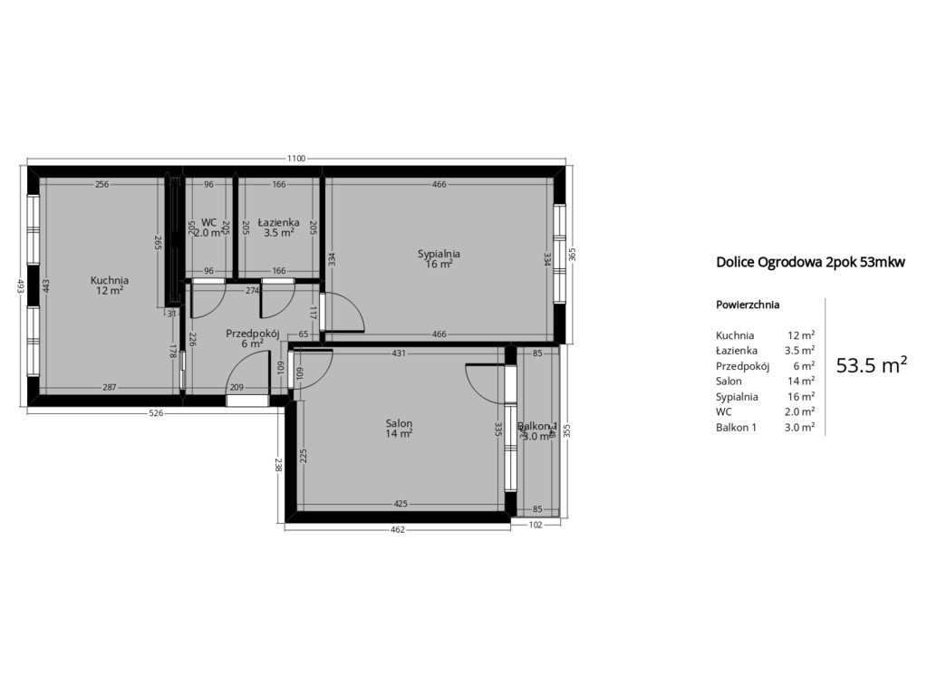 Mieszkanie na sprzedaż Dolice 54 m2 | Arka Nieruchomości