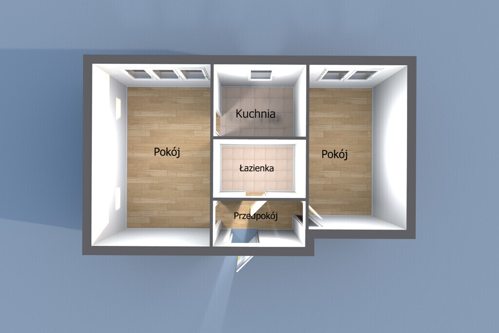 Wygodne 2 pokoje 2,8km od plaży