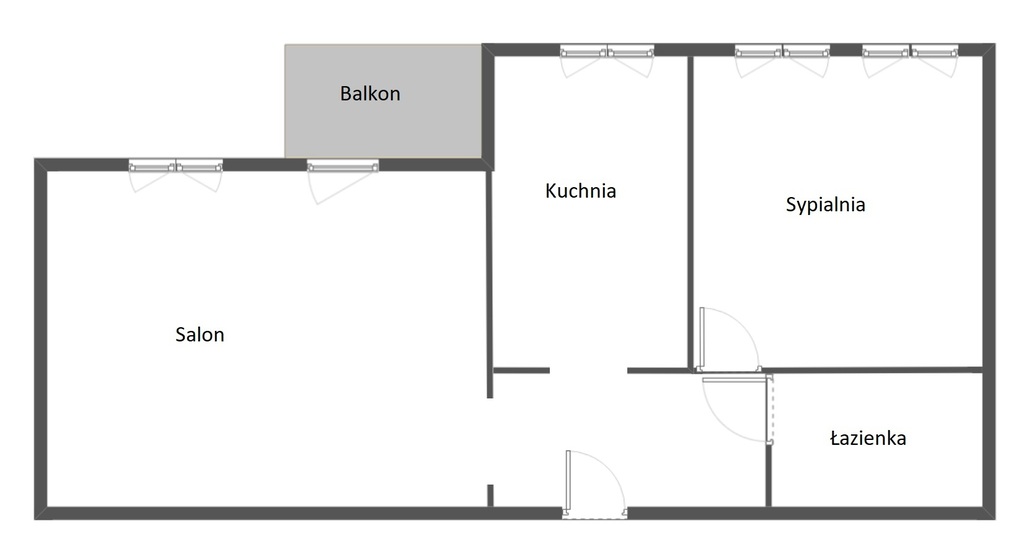 Mieszkanie na sprzedaż Szczecin, Niebuszewo 52 m2 | Arka Nieruchomości