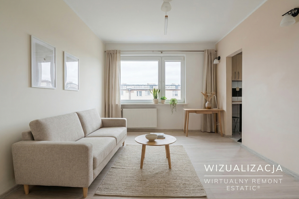 Wygodne 2 pokoje 2,8km od plaży