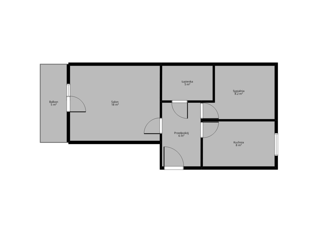 Mieszkanie na sprzedaż Szczecin, Kijewo 45 m2 | Arka Nieruchomości