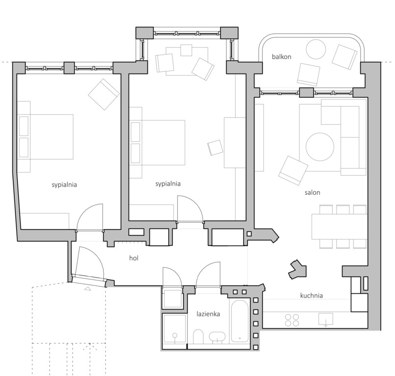 Mieszkanie na wynajem Szczecin, Śródmieście-Centrum 97 m2 | Arka Nieruchomości