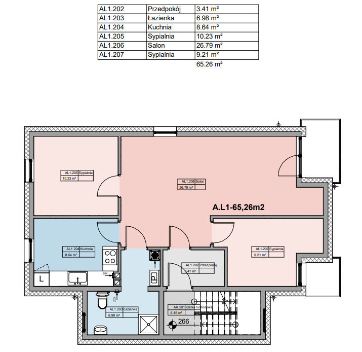 Mieszkanie na sprzedaż Police 65 m2 | Arka Nieruchomości