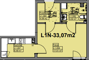 Mieszkanie na sprzedaż Police 33 m2 | Arka Nieruchomości
