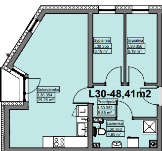 Mieszkanie na sprzedaż Police 48 m2 | Arka Nieruchomości