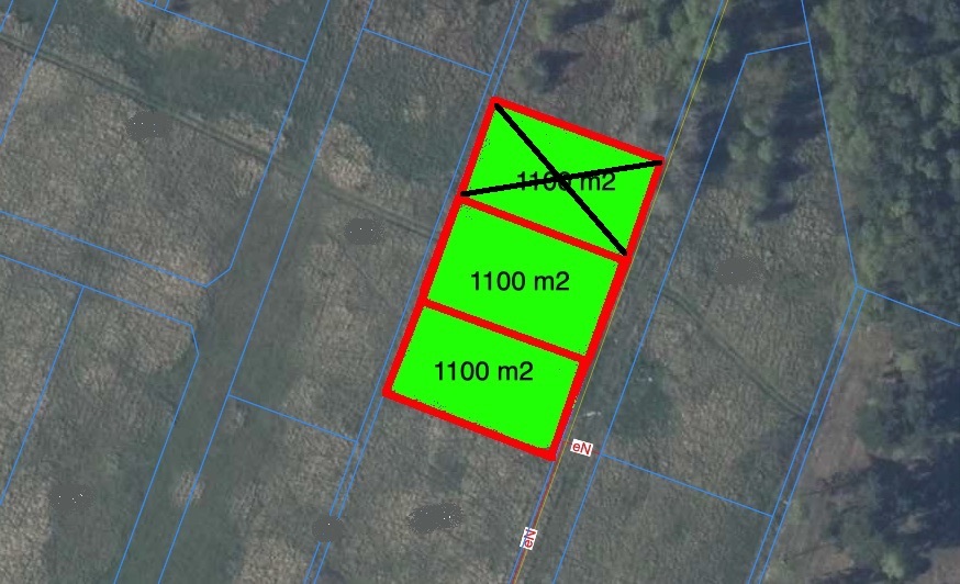 Działka na sprzedaż Niedźwiedź 1 100 m2 | Arka Nieruchomości