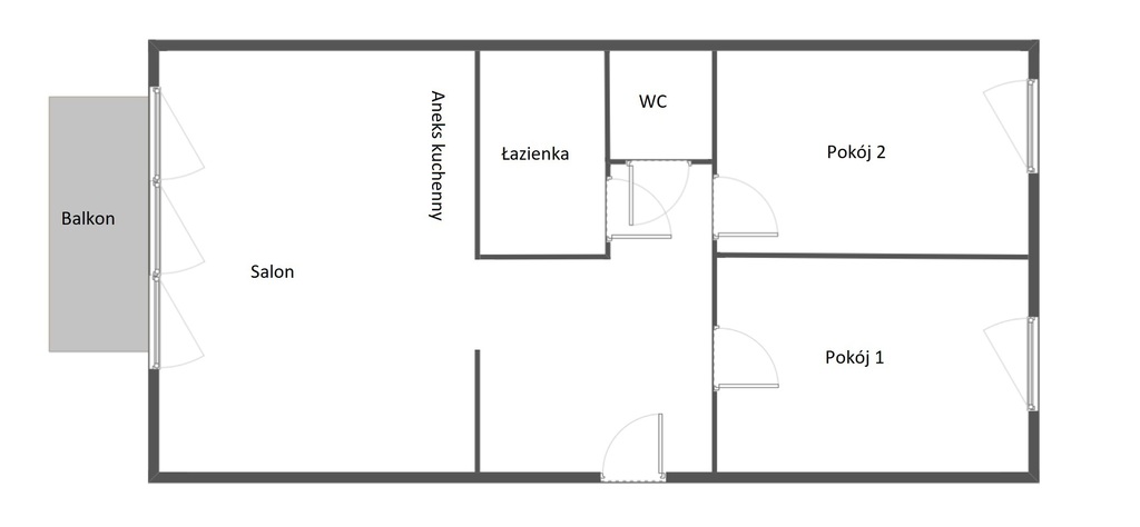Mieszkanie na sprzedaż Szczecin, Centrum 50 m2 | Arka Nieruchomości