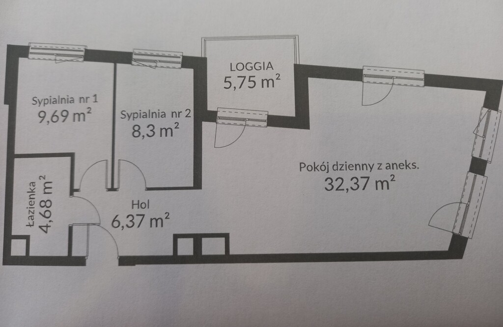 Mieszkanie na sprzedaż Szczecin, Łasztownia 61 m2 | Arka Nieruchomości