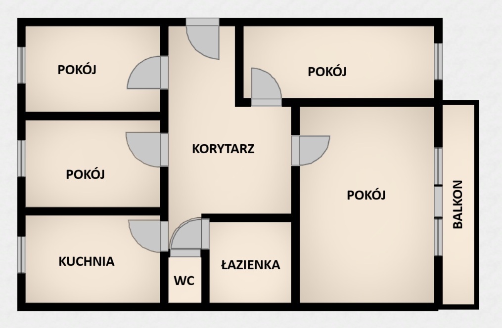 Mieszkanie na sprzedaż Szczecin, Prawobrzeże 64 m2 | Arka Nieruchomości