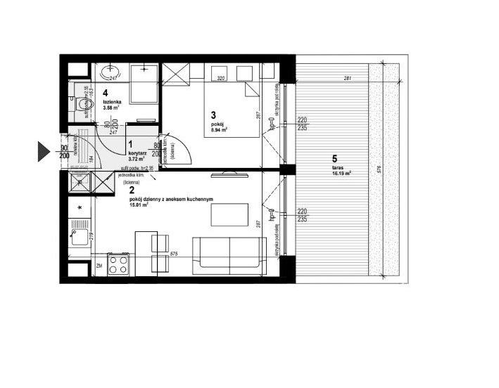 Mieszkanie na sprzedaż Gąski 31 m2 | Arka Nieruchomości