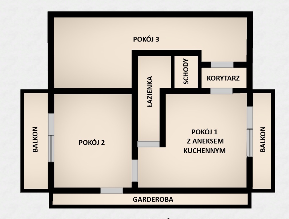 Mieszkanie na wynajem Szczecin, Warszewo 57 m2 | Arka Nieruchomości