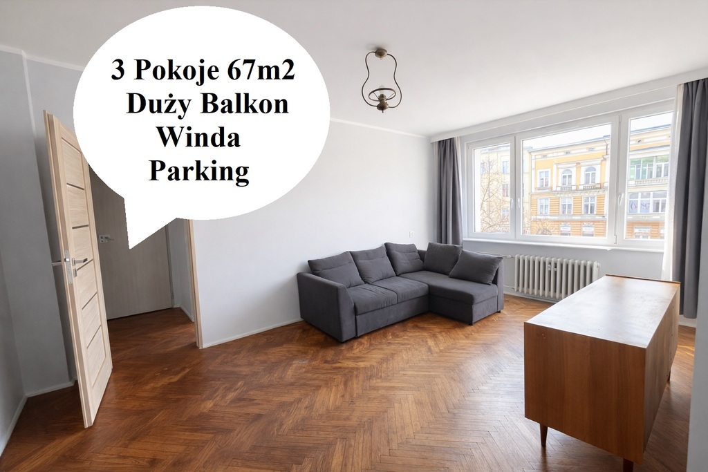 Mieszkanie na wynajem Szczecin, Centrum 68 m2 | Arka Nieruchomości