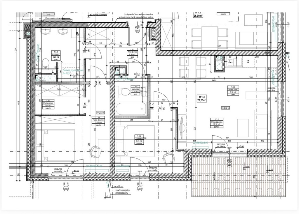 Mieszkanie na sprzedaż Szczecin, Warszewo 70 m2 | Arka Nieruchomości