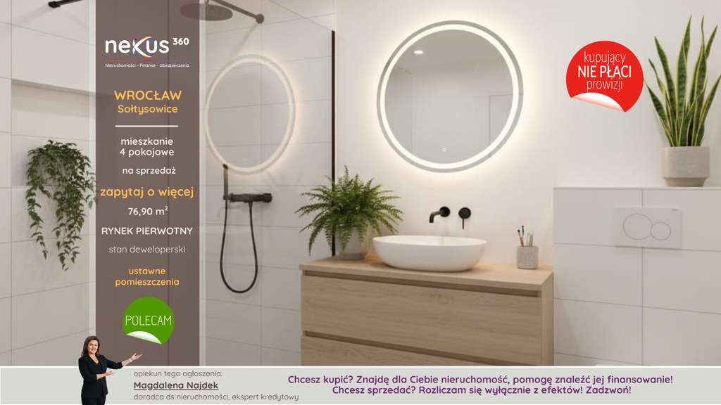 4 pok. mieszkanie, bardzo ustawne pokoje