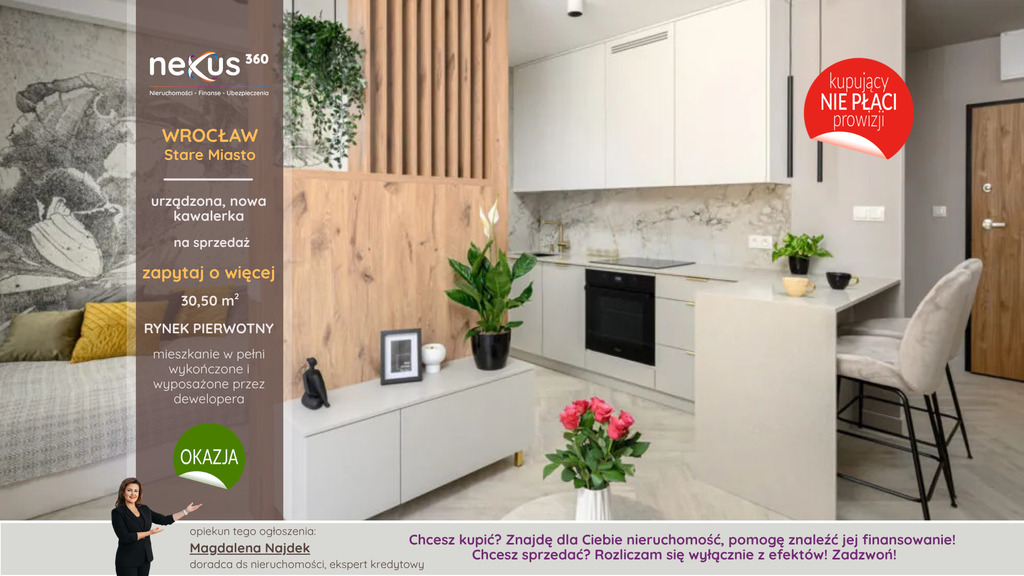 Pięknie urządzona kawalerka na nowoczesnym osiedlu