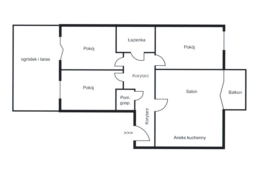 4 pokoje z ogrodem | dla rodziny | Ujeścisko